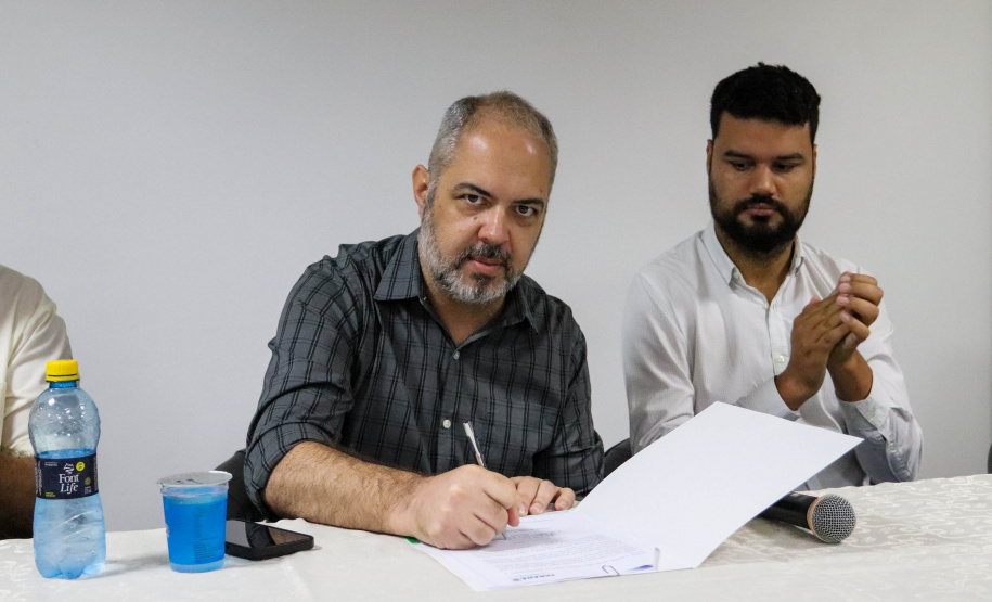 Solenidade que confirmou os compromissos do Paraná com a Rede Oceano Limpo.