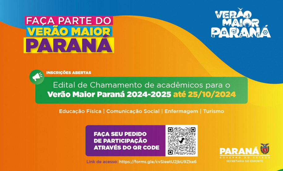 Edital Acadêmicos Verão Maior 24/25
