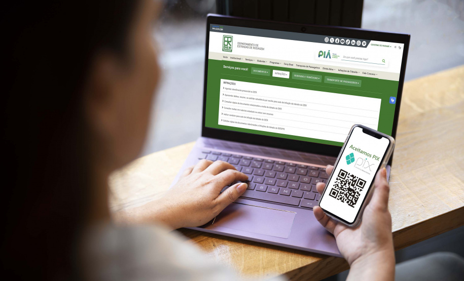 Celepar e DER/PR aceleram mais de 2.000 liberações com novo pagamento via PIX