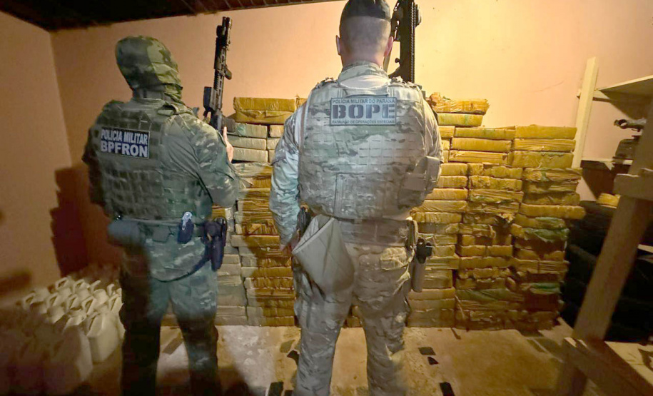 PMPR desmantela esquema de tráfico em Iporã: Mais de 1,4 toneladas de maconha apreendidas