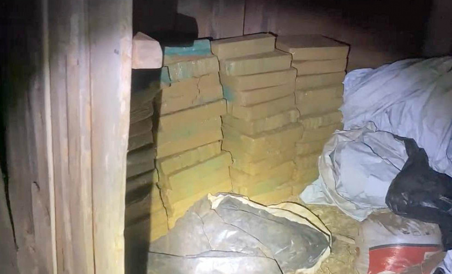 PMPR desmantela esquema de tráfico em Iporã: Mais de 1,4 toneladas de maconha apreendidas