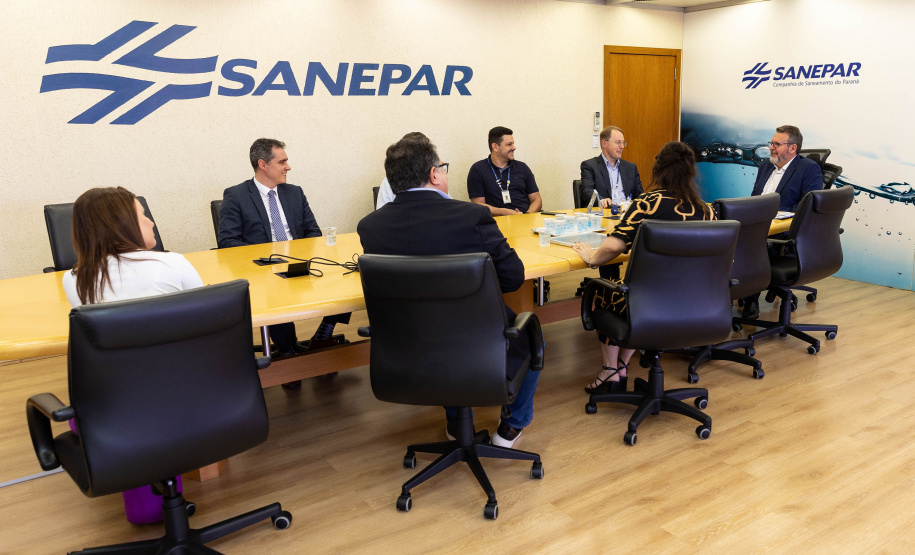 Vencedora do Troféu Transparência, Sanepar recebe executivos da Anefac