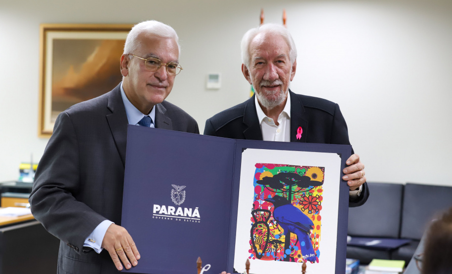 O vice-governador Darci Piana recebe nesta segunda-feira (21) o  embaixador do Chipre no Brasil, Vasilios Philippou