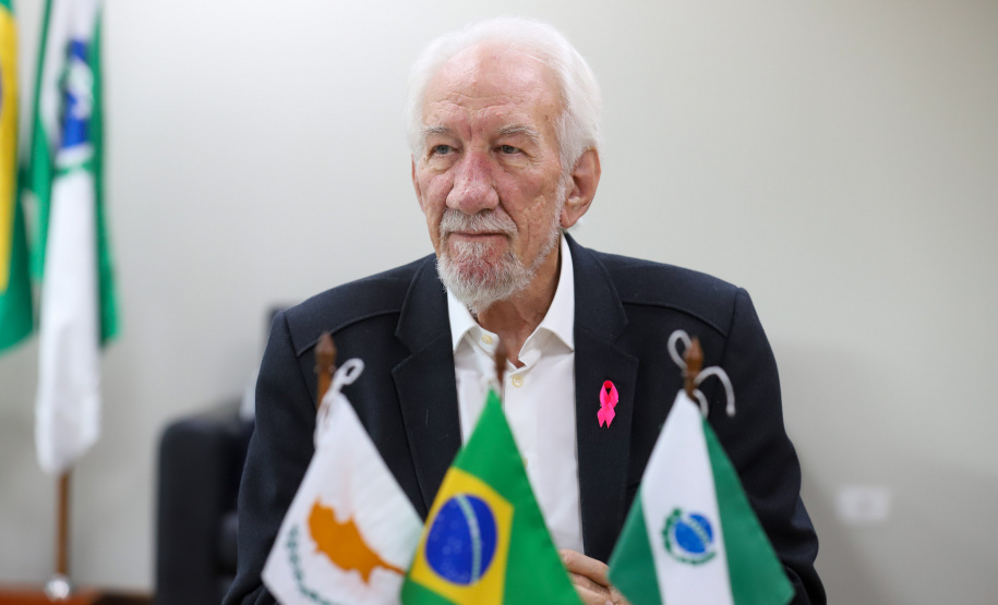 O vice-governador Darci Piana recebe nesta segunda-feira (21) o  embaixador do Chipre no Brasil, Vasilios Philippou