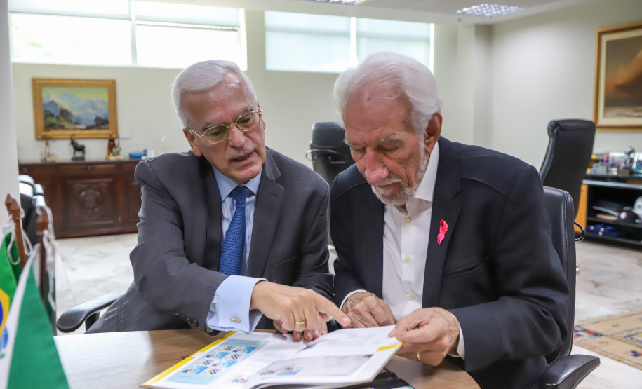 O vice-governador Darci Piana recebe nesta segunda-feira (21) o  embaixador do Chipre no Brasil, Vasilios Philippou