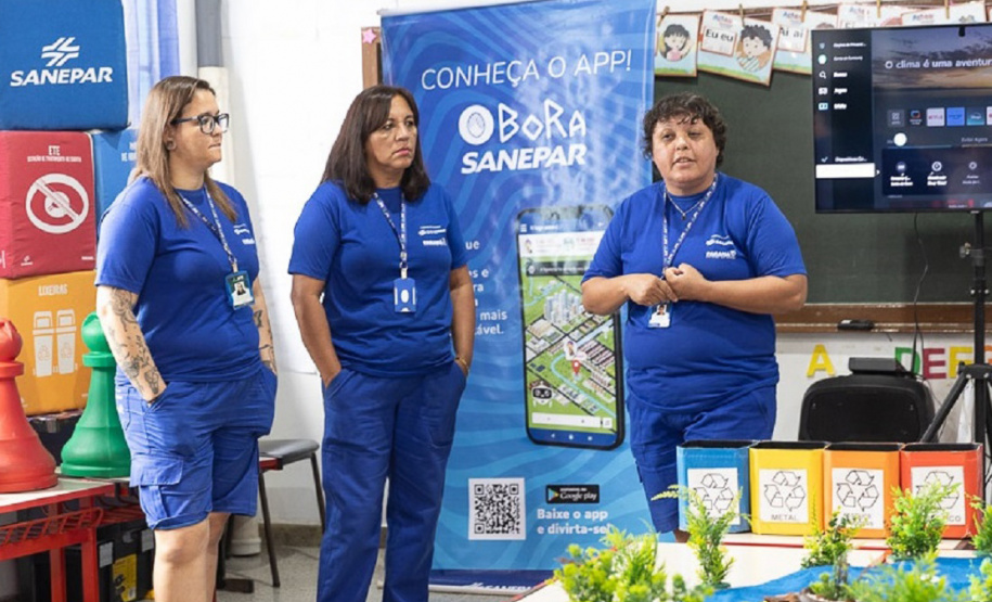Escolas de Antonina participam de atividades de educação socioambiental da Sanepar