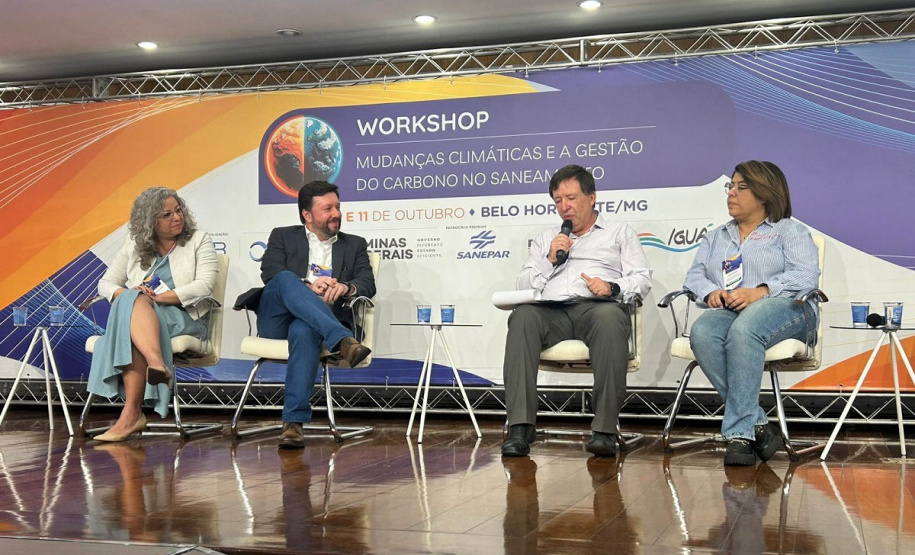 Sanepar discute mudanças climáticas e gestão de carbono em evento de saneamento
