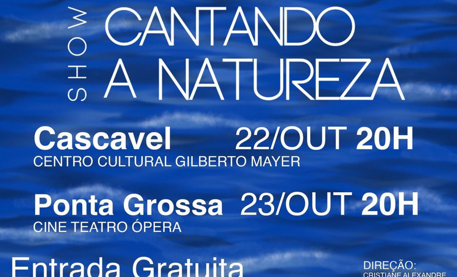 Coral Sanepar apresenta novo show pelo interior do estado