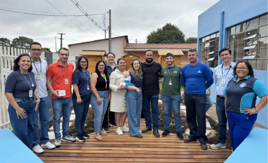 Sanepar inaugura Jardim de Água e Mel em Piraí do Sul