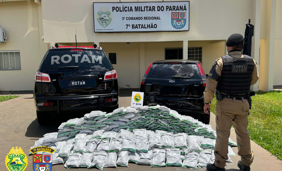 PMPR apreende 300 kg de agrotóxicos contrabandeados em Cruzeiro do Oeste