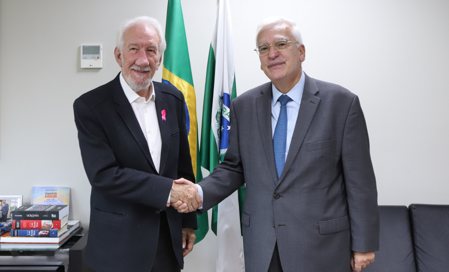 Encontro do vice-governador Darci Piana e o embaixador da República do Chipre no Brasil, Vasilios Philippou.
