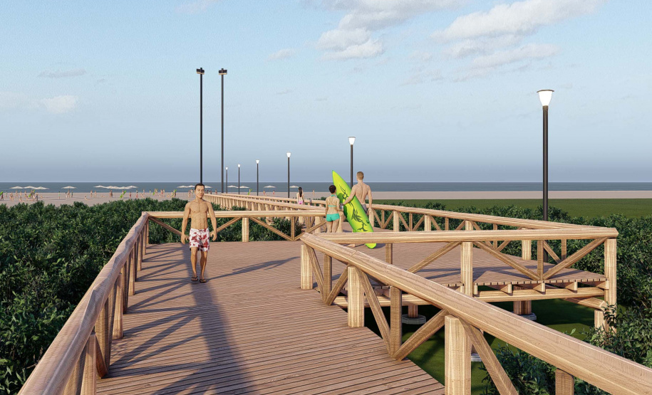 Nova orla de Pontal prevê sistema de drenagem robusto e ampliação da cobertura vegetal