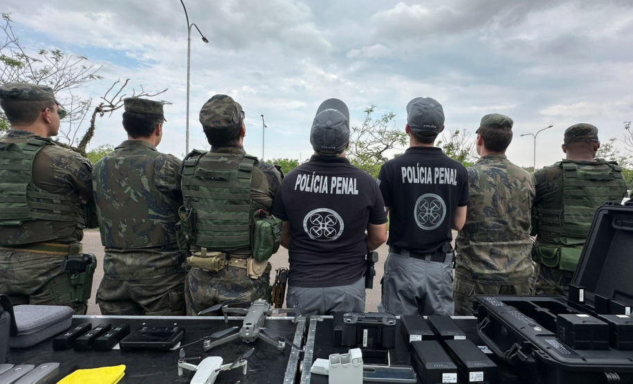 Em integração, Polícia Penal promove curso de drones para outras forças