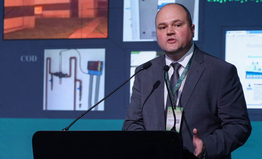 Sanepar apresenta iniciativas de recuperação energética de biogás em eventos internacionais em Foz do Iguaçu