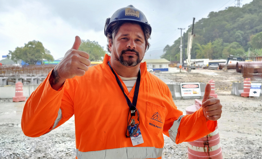 Ponte de Guaratuba já tem 415 trabalhadores contratados e impulsiona empregos no Litoral