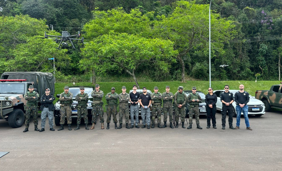 Em integração, Polícia Penal promove curso de drones para outras forças