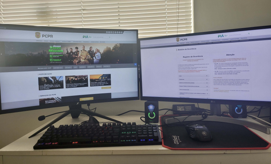 Com mais de 268 mil BOs online, adesão à Delegacia Eletrônica da PCPR libera policiais para investigação e aumenta eficiência