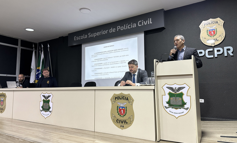 PCPR CURSO PADRONIZAÇÃO POLICIAIS CIVIS