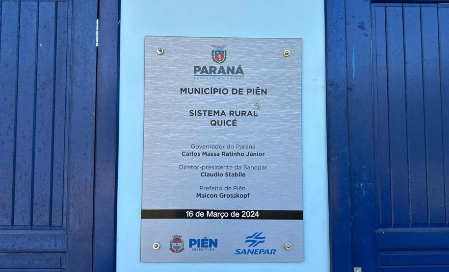 O município de Piên, na Região Metropolitana de Curitiba, é um dos que já realiza o serviço, com estruturas instaladas em nove das suas comunidades rurais, com o atendimento de 1.600 famílias.