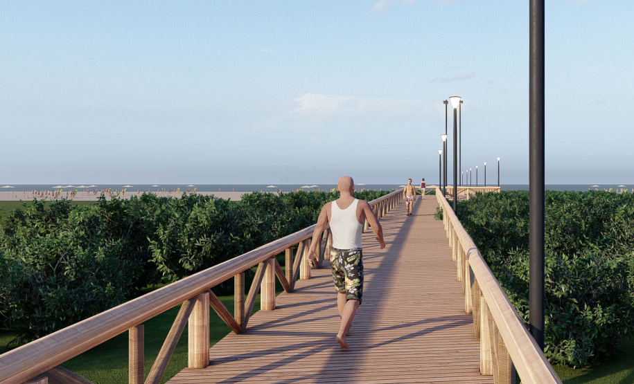 Nova orla de Pontal prevê sistema de drenagem robusto e ampliação da cobertura vegetal