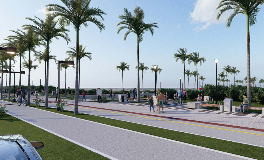 Nova orla de Pontal prevê sistema de drenagem robusto e ampliação da cobertura vegetal