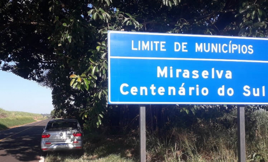 PR-534 Miraselva a Centenário do Sul - proseg Rodovia entre Centenário do Sul e Miraselva recebe serviços de segurança viária