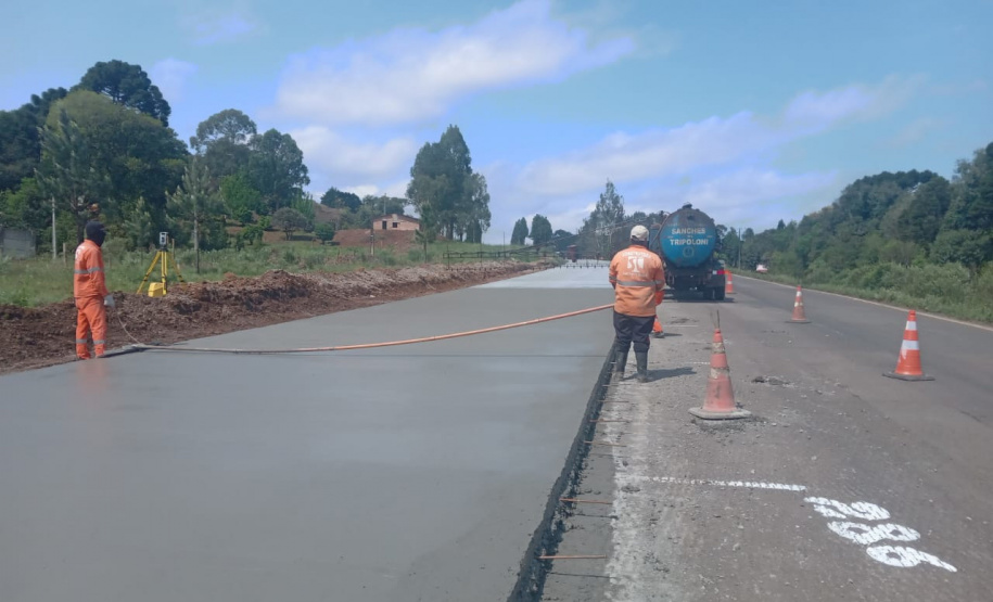 DER PRC-280 Clevelândia a Palmas whitetopping