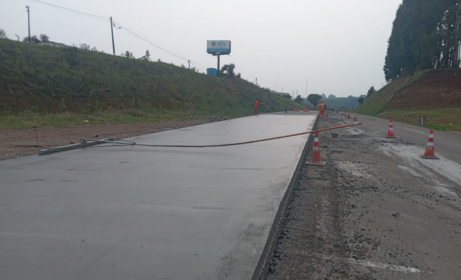 DER PRC-280 Clevelândia a Palmas whitetopping