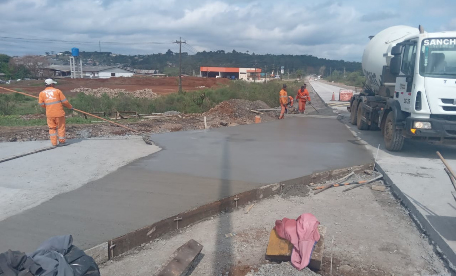 DER PRC-280 Clevelândia a Palmas whitetopping