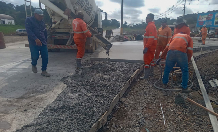 DER PRC-280 Clevelândia a Palmas whitetopping