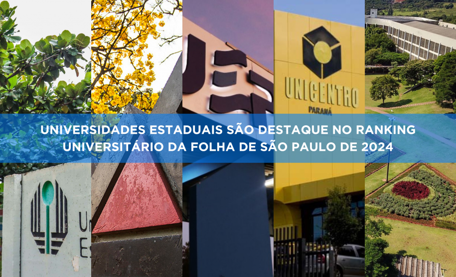 Ranking da Folha confirma excelência da rede estadual de ensino superior do Paraná
