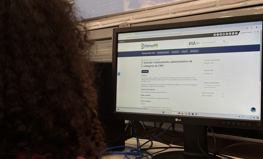 CELEPAR/DETRAN rebaixamento de CNH