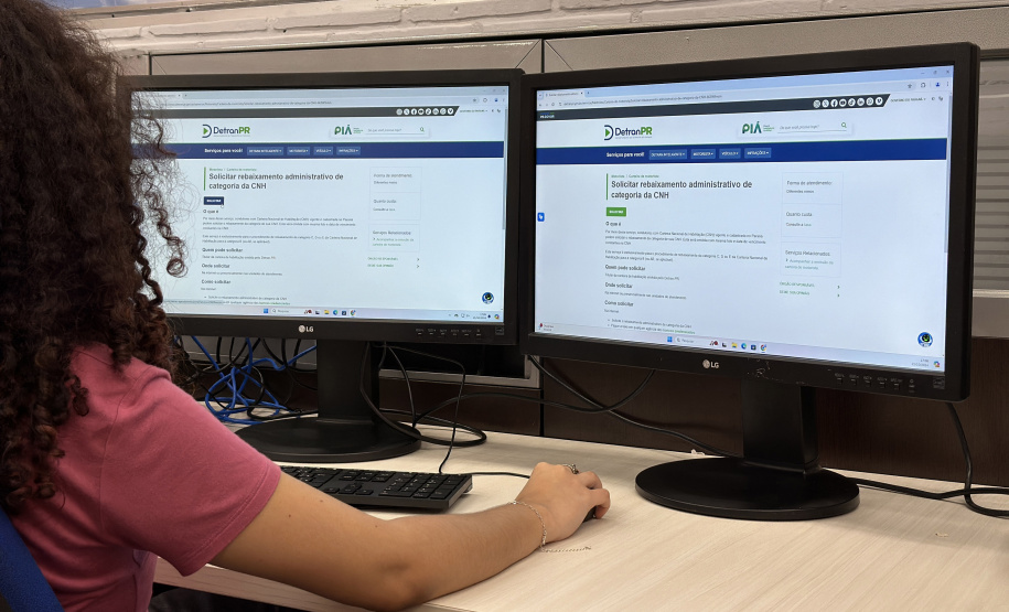 CELEPAR/DETRAN rebaixamento de CNH