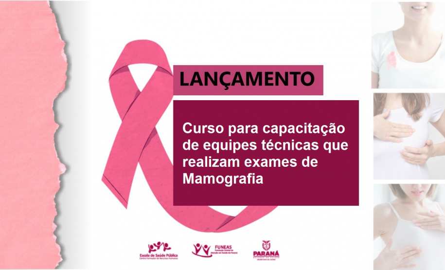 Secretaria da Saúde oferece curso de qualificação de técnicos no exame de mamografia