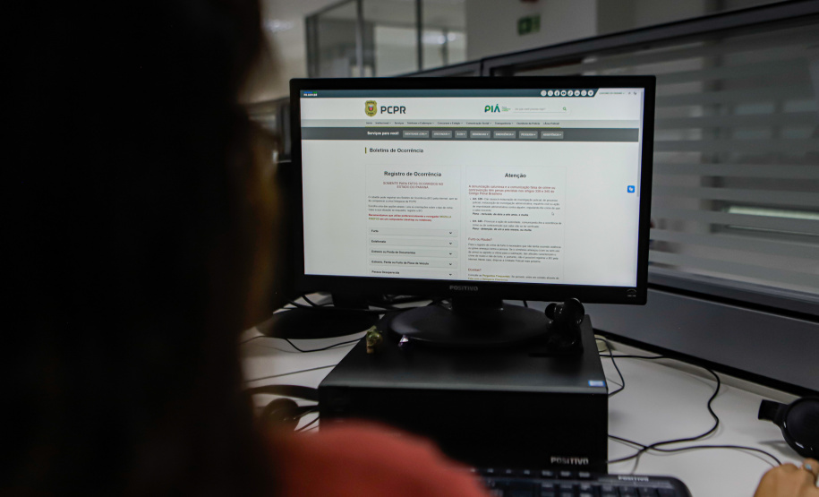 Com mais de 268 mil BOs online, adesão à Delegacia Eletrônica da PCPR libera policiais para investigação e aumenta eficiência
