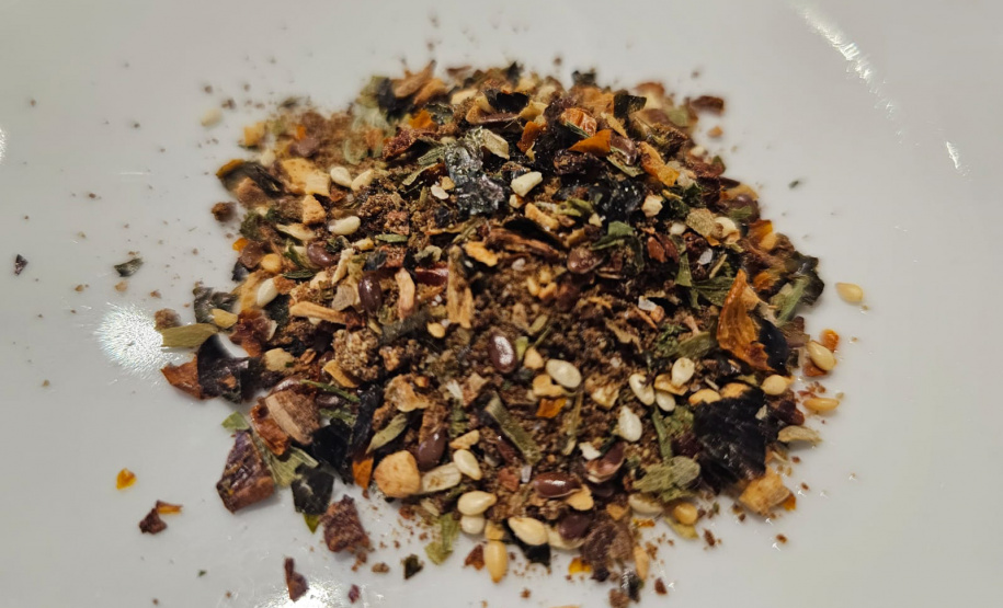 a farinha SALGADA tempero