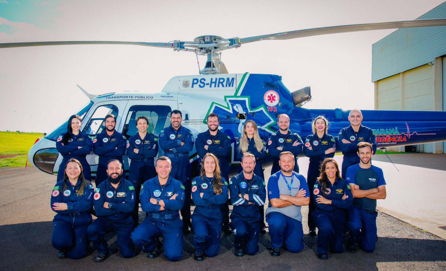 Com mais de cinco mil atendimentos, Base Aeromédica em Maringá celebra oito anos de atuação