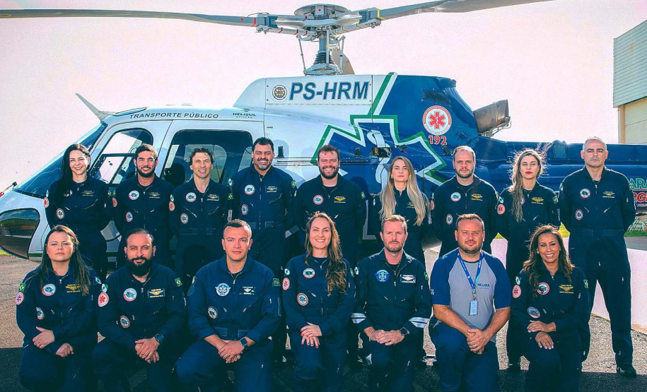 Com mais de cinco mil atendimentos, Base Aeromédica em Maringá celebra oito anos de atuação