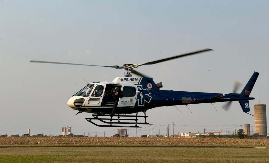 Com mais de cinco mil atendimentos, Base Aeromédica em Maringá celebra oito anos de atuação