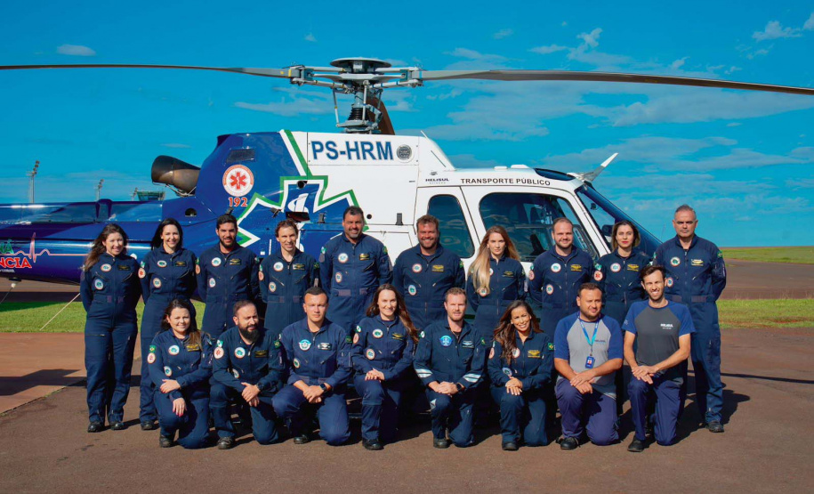 Com mais de cinco mil atendimentos, Base Aeromédica em Maringá celebra oito anos de atuação
