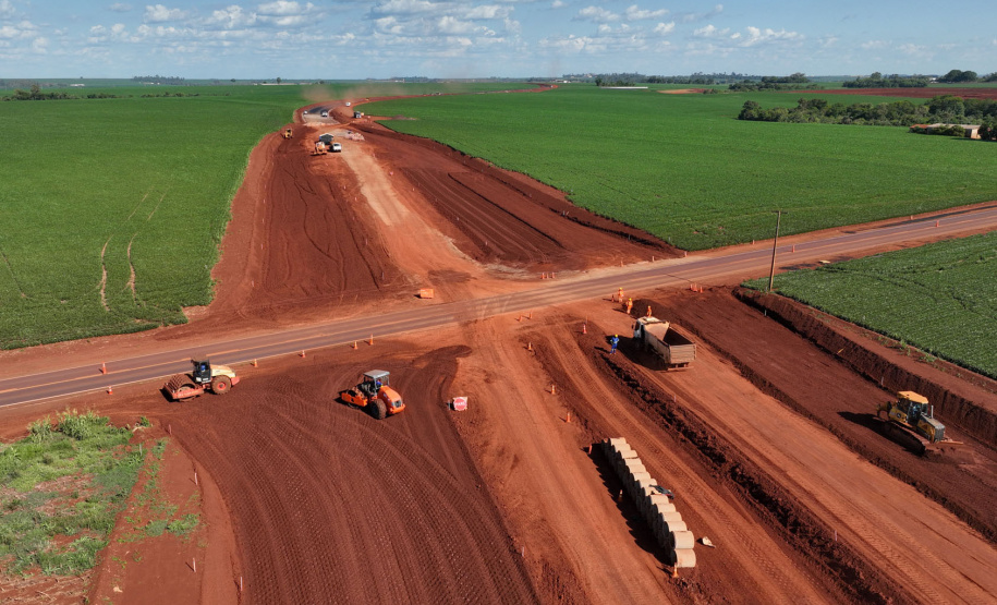 Obras do contorno viário de Palotina devem chegar a 19% em dezembro