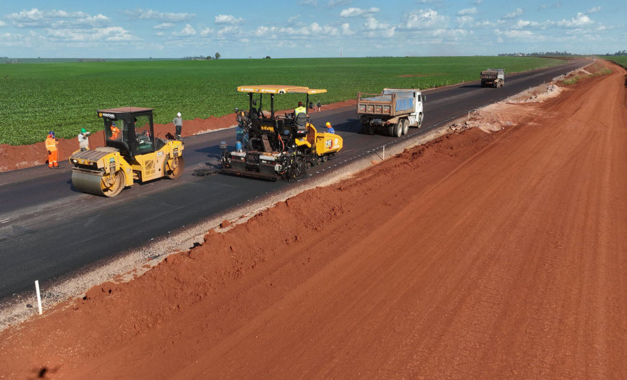 Obras do contorno viário de Palotina devem chegar a 19% em dezembro