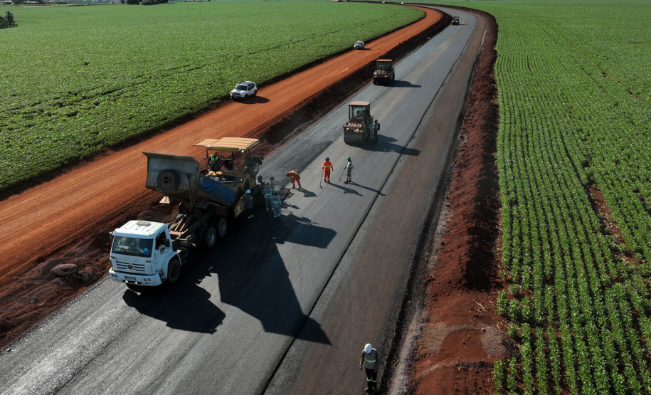 Obras do contorno viário de Palotina devem chegar a 19% em dezembro