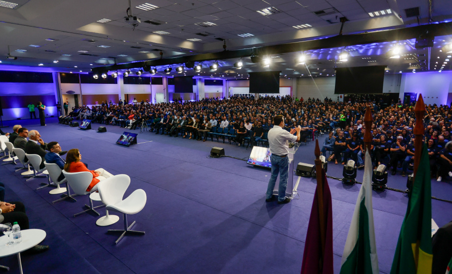 O governador Carlos Massa Ratinho Junior destacou, durante a abertura do Encontro das Cooperativas Paranaenses, nesta sexta-feira (29), a importância do sistema de cooperativo paranaense para os avanços econômicos do Estado.