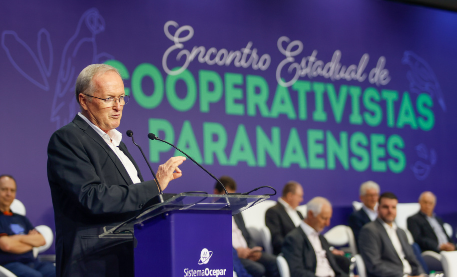 O governador Carlos Massa Ratinho Junior destacou, durante a abertura do Encontro das Cooperativas Paranaenses, nesta sexta-feira (29), a importância do sistema de cooperativo paranaense para os avanços econômicos do Estado.