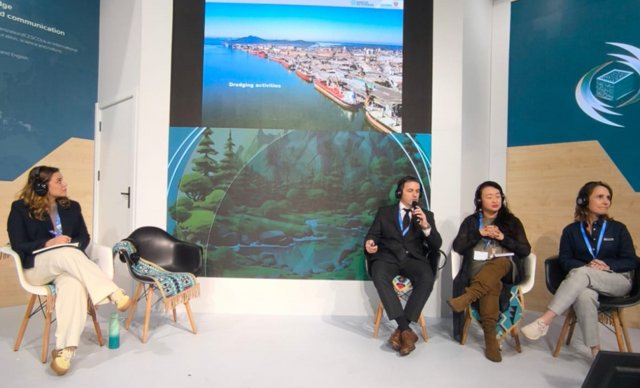 Sustentabilidade da Portos do Paraná é apresentada na COP29