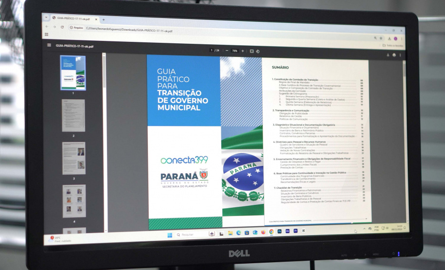 PLANEJAMENTO GUIA TRANSIÇÃO GOVERNO