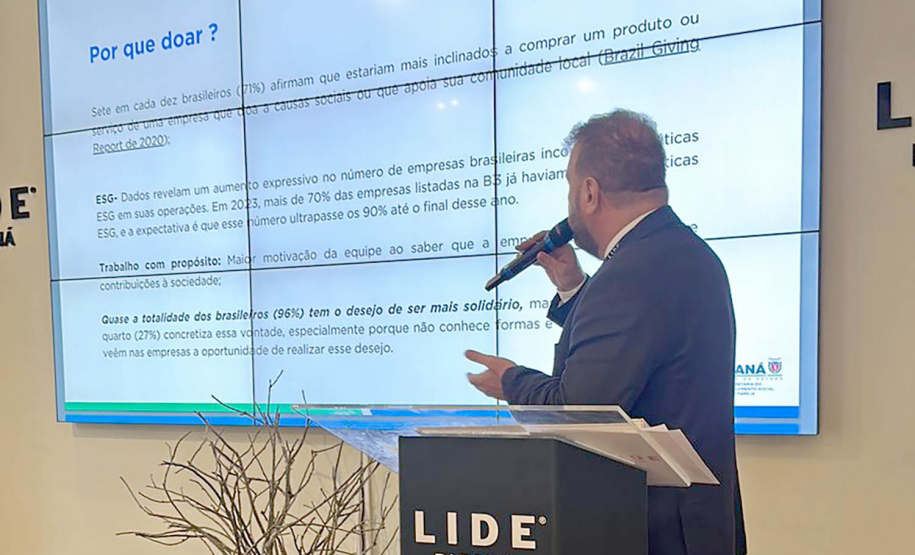 Empresários são incentivados a doarem IR para projetos sociais do Paraná