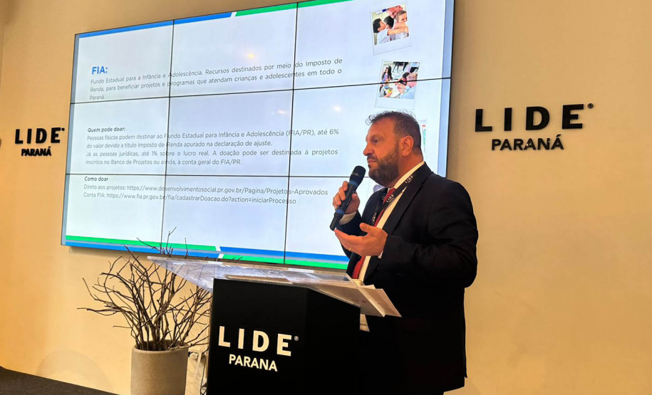 Empresários são incentivados a doarem IR para projetos sociais do Paraná