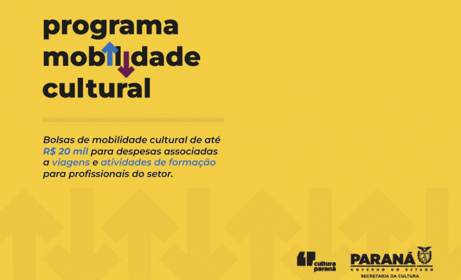 Paraná lança edital inédito de Mobilidade Cultural para apoio a  profissionais do setor da cultura